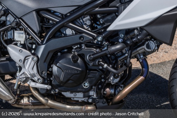 Le V-Twin &agrave; 90&deg; de 645 cm3 de la Suzuki SV-7GX
