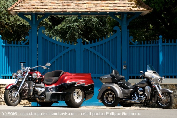 Comparo Boss Hoss Trike V8 & Harley-Davidson Tri Glide Ultra