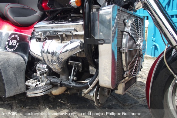 Moteur du Boss Hoss Trike V8