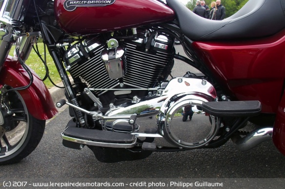 On retrouve le nouveau V-Twin Milwaukee Eight