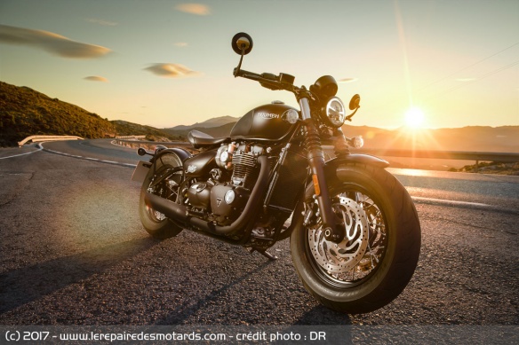 Essai de la Triumph Bonneville Bobber Black