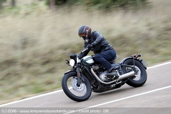La Bobber permet une conduite assez sport