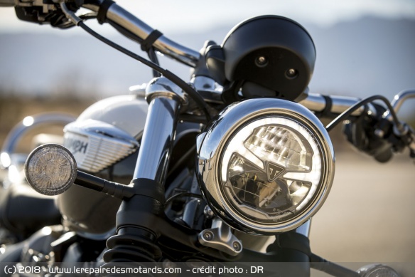 Face avant Triumph Bonneville Speedmaster
