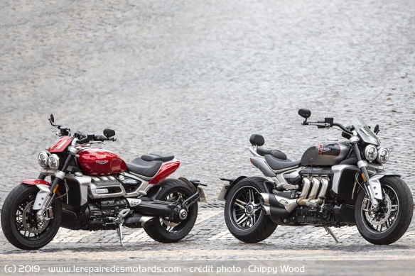 Triumph Rocket 3 R et GT