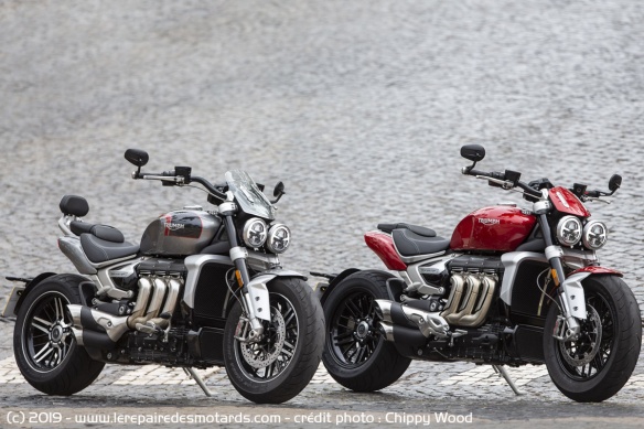 Les Triumph Rocket 3 GT et R