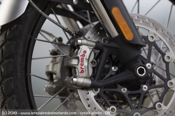 Frein avant de la Triumph Scrambler 1200
