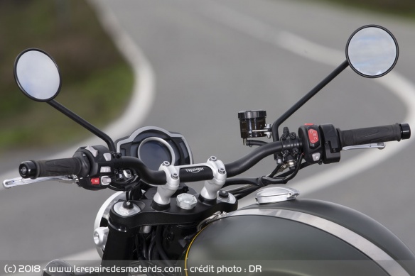 Guidon de la Triumph Scrambler 1200 XC