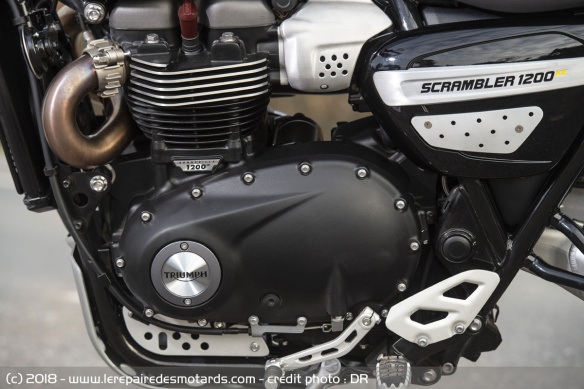 Bicylindre de la Triumph Scrambler 1200 XE