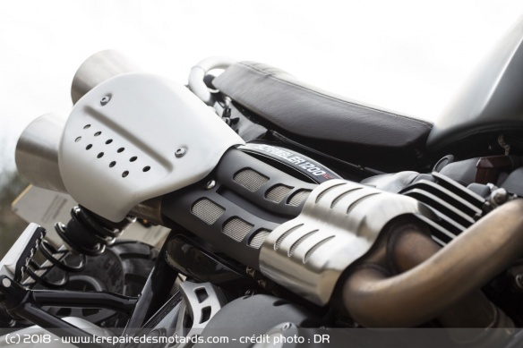 Silencieux de la Triumph Scrambler 1200