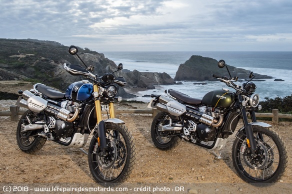Essai des Triumph Scrambler 1200 XC & XE