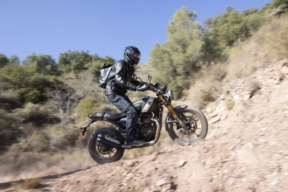 Essai Triumph Scrambler 400 X Essai Triumph Scrambler 400 X