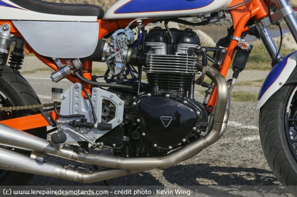 La moteur de Bonneville a été boosté à 106 ch