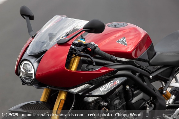 Le carénage de la Triumph Speed Triple 1200 RR