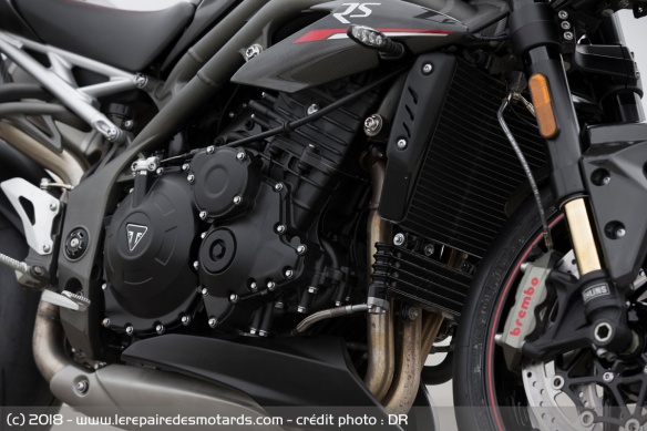 Le moteur de la Triumph Speed Triple RS