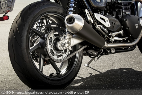 Silencieux de la Triumph Speed Twin