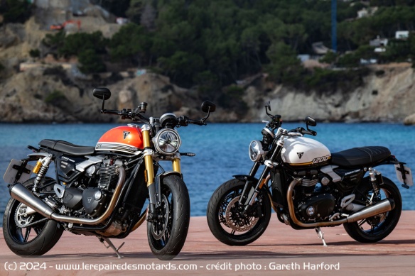 Les Triumph Speed Twin 1200 RS et standard