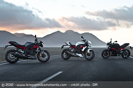 Coloris Triumph Street Triple 675 R