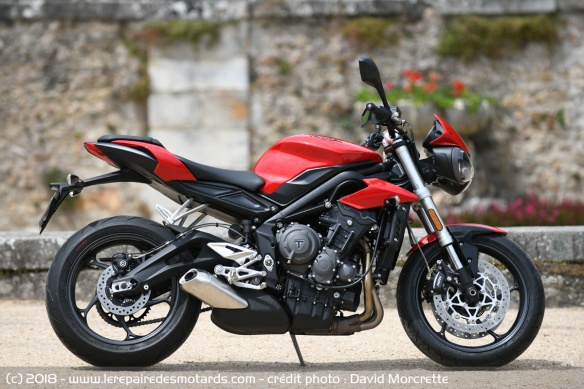 Essai de la Triumph Street Triple S A2