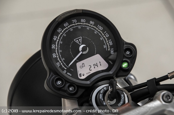 Compteur de la Triumph Street Twin