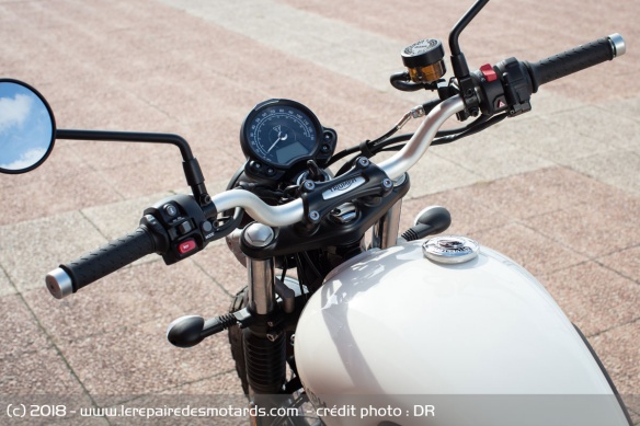 Guidon de la Triumph Street Scrambler