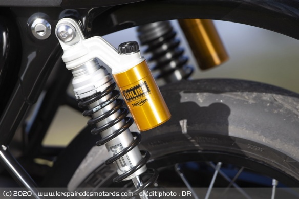 Les amortisseurs Öhlins sont entièrement réglable