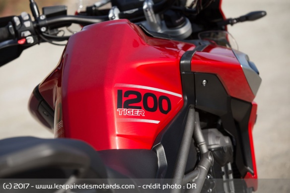 Réservoir de la Triumph Tiger 1200 XRt