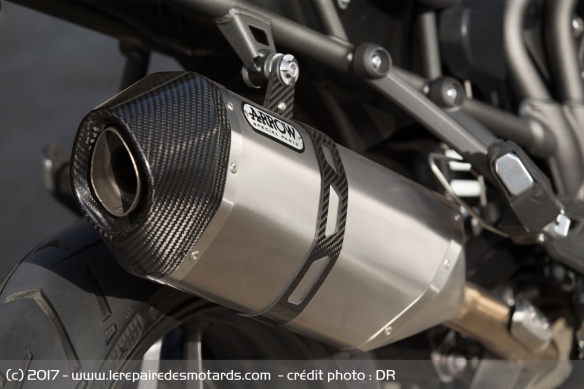 Silencieux de la Triumph Tiger 1200 XRt