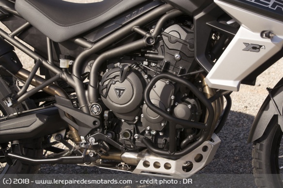 Moteur de la Triumph Tiger 800 XCa