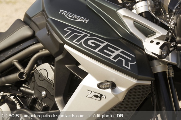 Réservoir de la Triumph Tiger 800 XCa