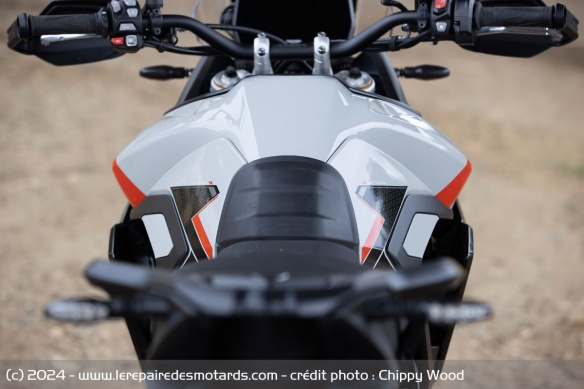 L'ergonomie de la Triumph Tiger 900 Rally Pro