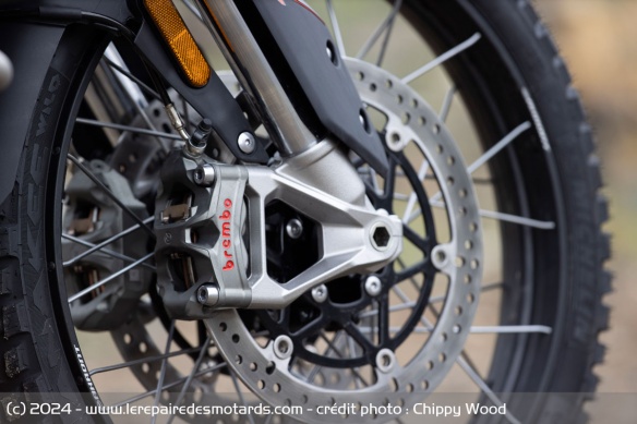 Les freins Brembo de la Triumph Tiger 900 Rally Pro