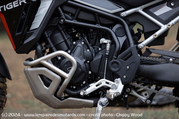Le shifter de la Triumph Tiger 900 Rally Pro