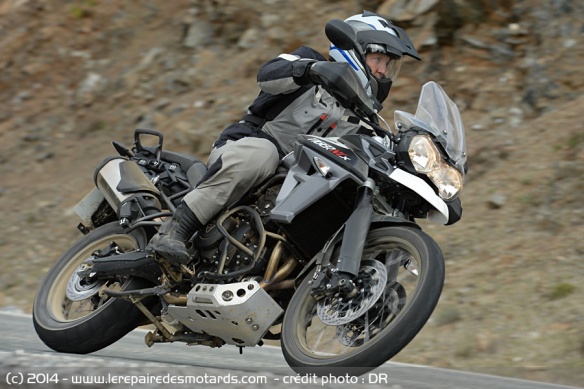Triumph Tiger XCx sur route