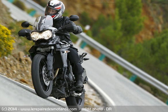 Triumph Tiger XRx 800 dans les virolos