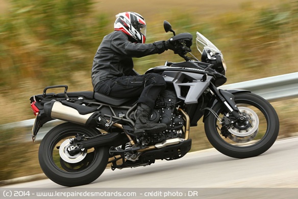 Triumph Tiger XRx sur nationale