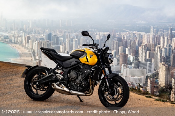La Triumph Trident 660 est toujours vendue 8.695 euros
