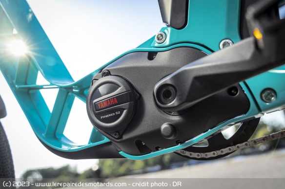 Moteur électrique dans le pédalier Yamaha PWSeries S2