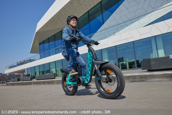 Jusqu'à 45 km/h pour le Yamaha Booster