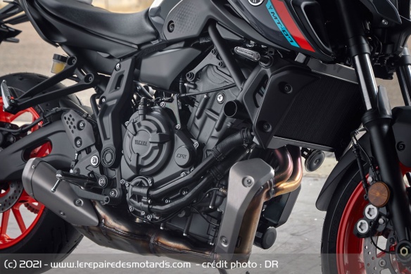Le moteur bicylindre perd 1 kW et 1 Nm pour son passage à Euro5