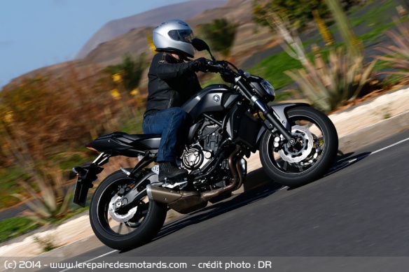 Essai Yamaha MT-07 sur route