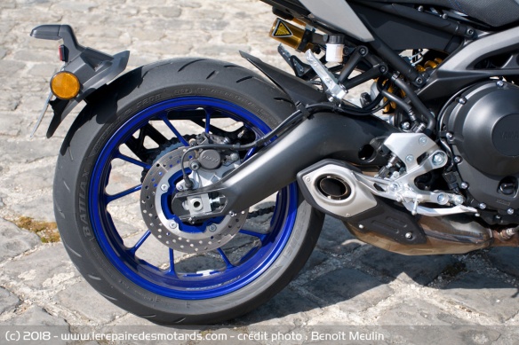 Bras oscillant de la Yamaha MT-09 SP