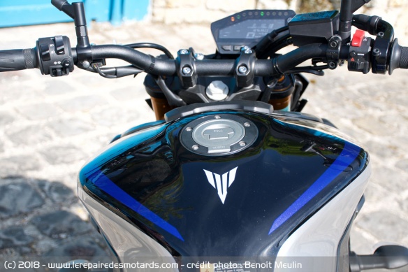 Réservoir de la Yamaha MT-09 SP