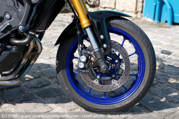 Roue avant de la Yamaha MT-09 SP