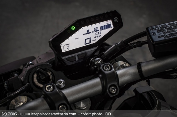 Compteur de la Yamaha MT-09