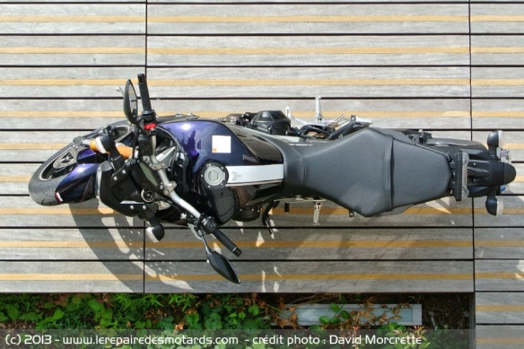 Vue du ciel Yamaha MT-09