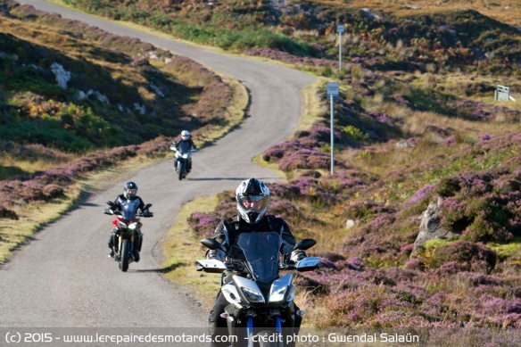 Motards en Yamaha MT-09 Tracer