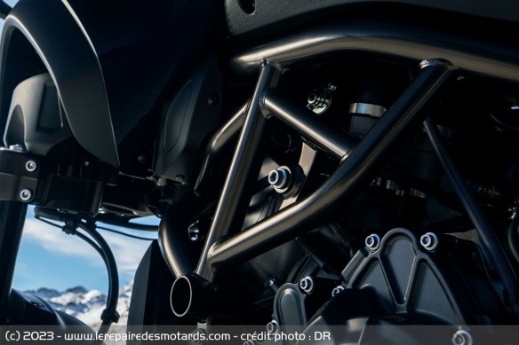 Le cadre de la Yamaha Niken GT