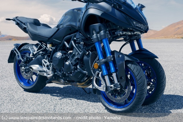 Les freins de la Yamaha Niken