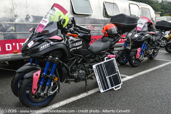 Les Yamaha Niken GT du Giro