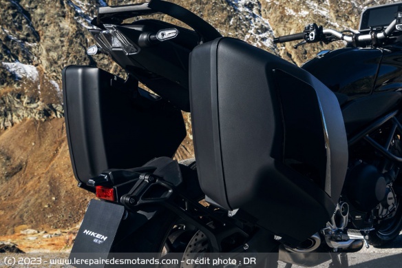 Les valises rigides de la Yamaha Niken GT